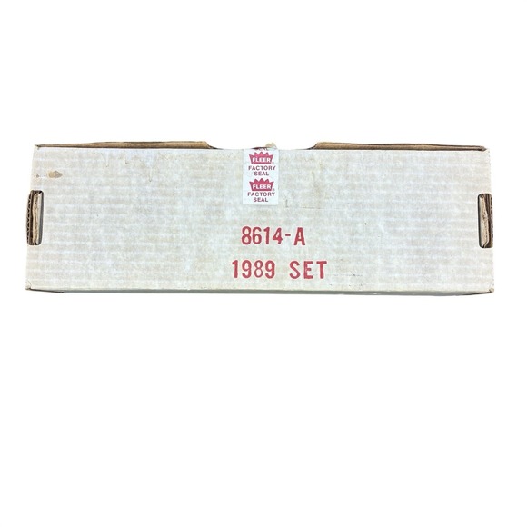 Fleer 1989 Baseball Logo Stickers and Trading Cards (Complete Set) Unsealed - Picture 5 of 8